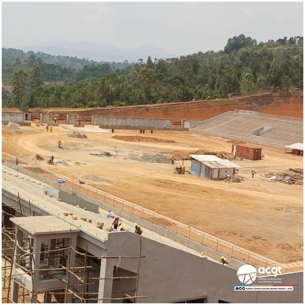 Sud-Kivu: Évolution satisfaisante des travaux de construction du stade ...