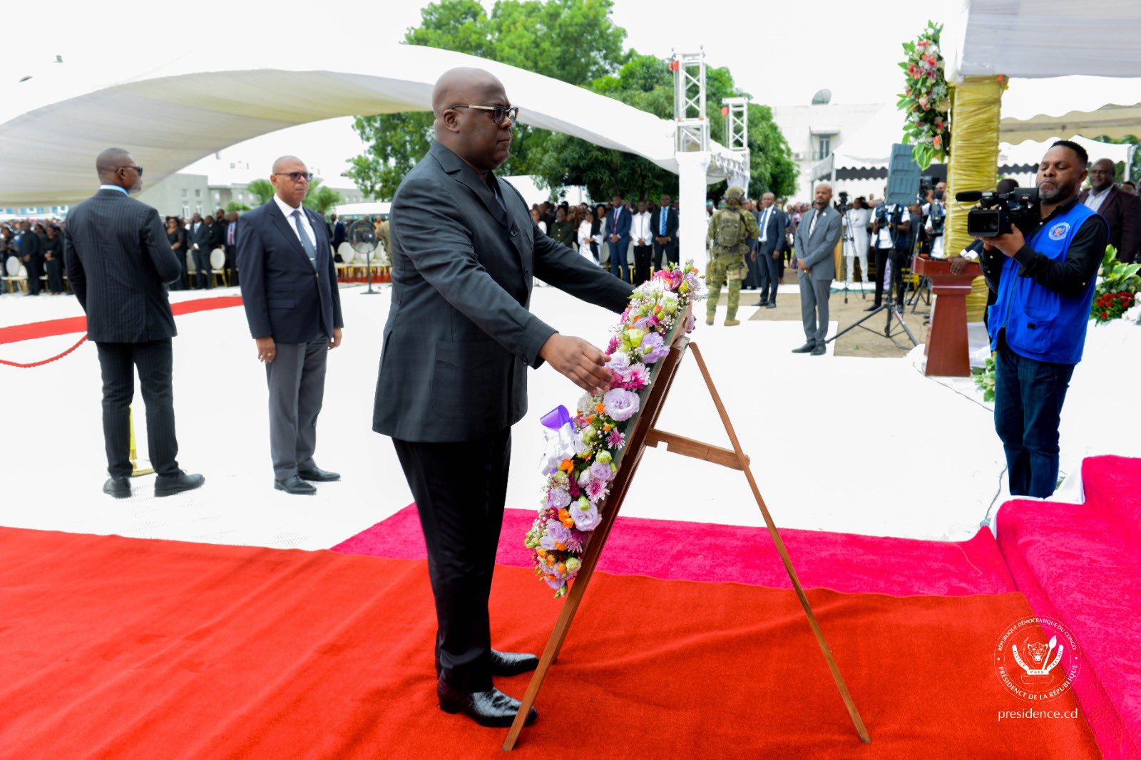 Félix Tshisekedi a rendu un dernier hommage au DG Lucien EKOFO