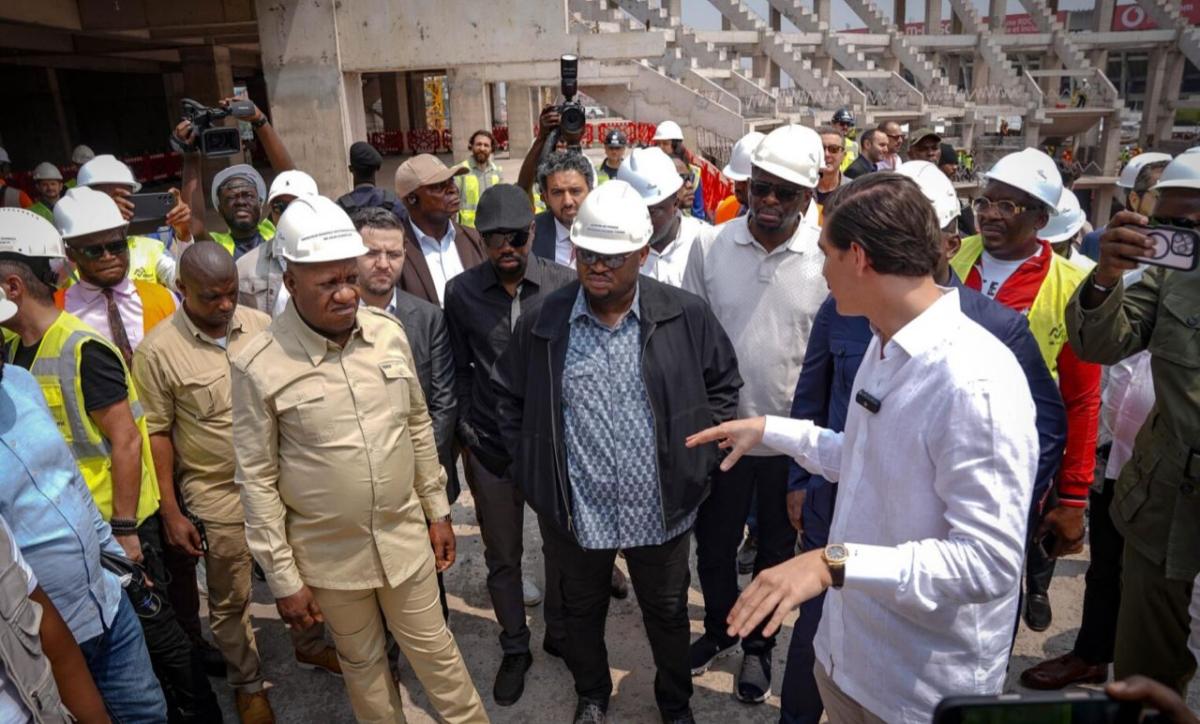 Doudou Fwamba autorise la reprise des travaux de construction de Kinshasa Arena
