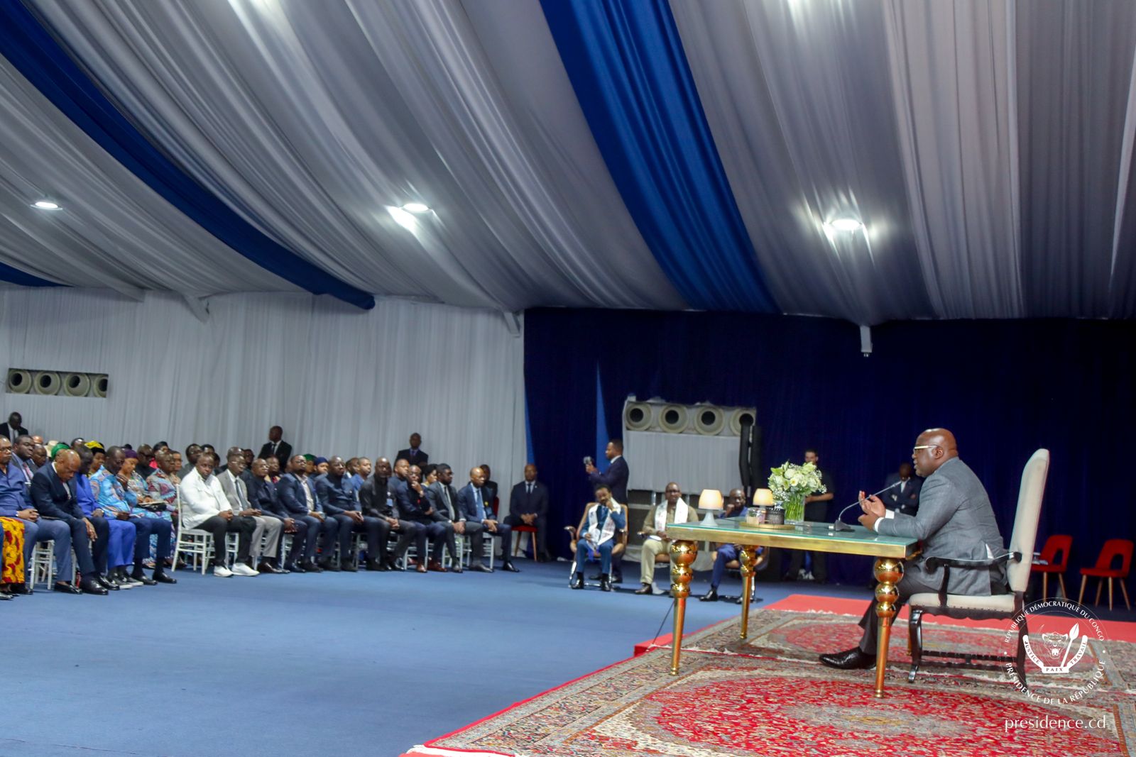 Félix Tshisekedi a encouragé les élus de l&rsquo;Union sacrée à privilégier l&rsquo;intérêt général