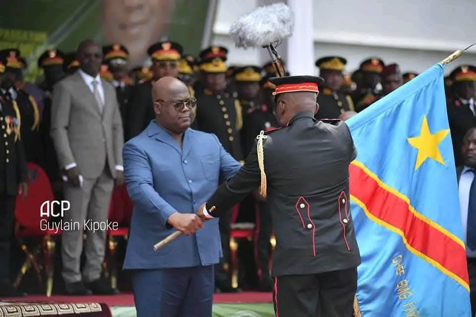 Le Lieutenant-Général Jules Banza Mwilambwe prend ses fonctions à la tête des FARDC