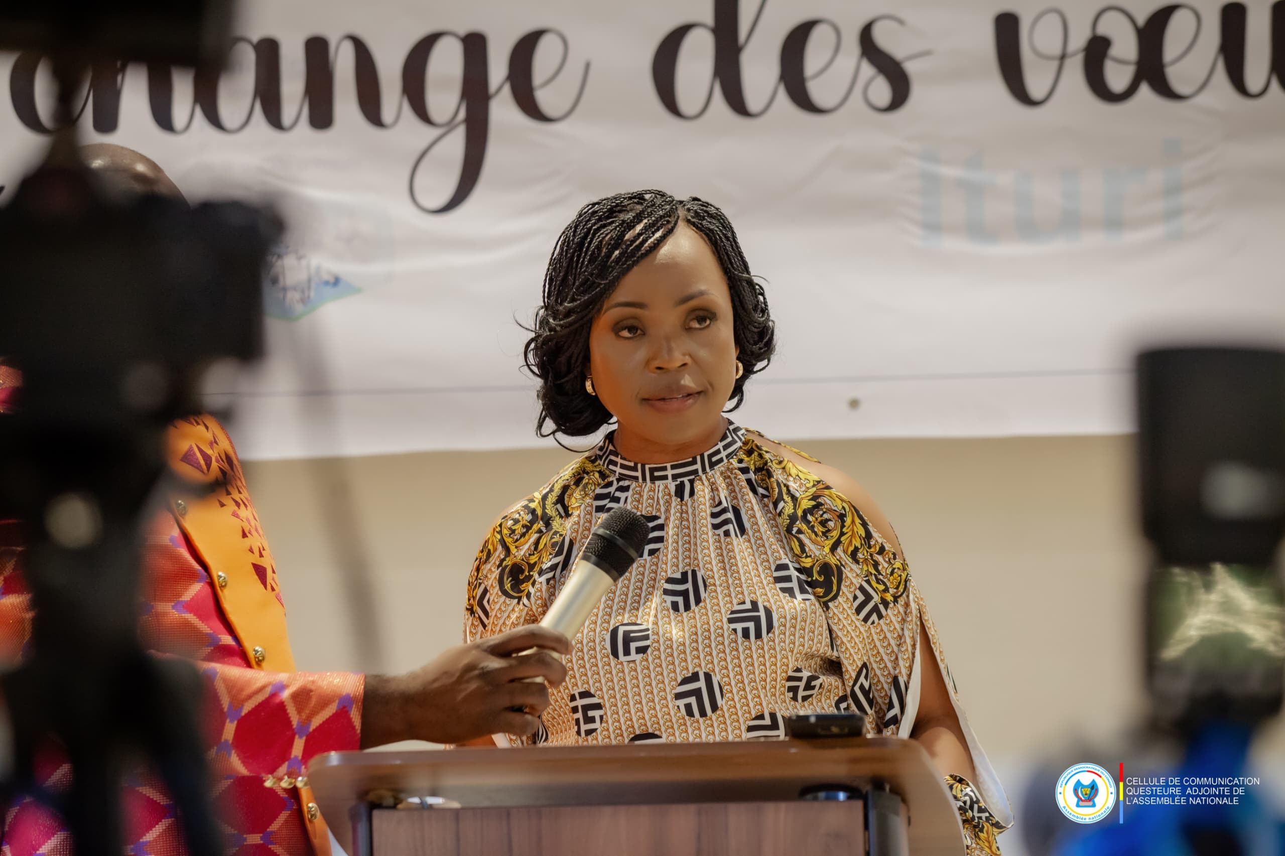 Espace Grand Oriental-échange de voeux: Ressortissante de cette région géographique et fidèle à son vade mecum, la Questeure Adjointe prêche encore et toujours l&rsquo;unité