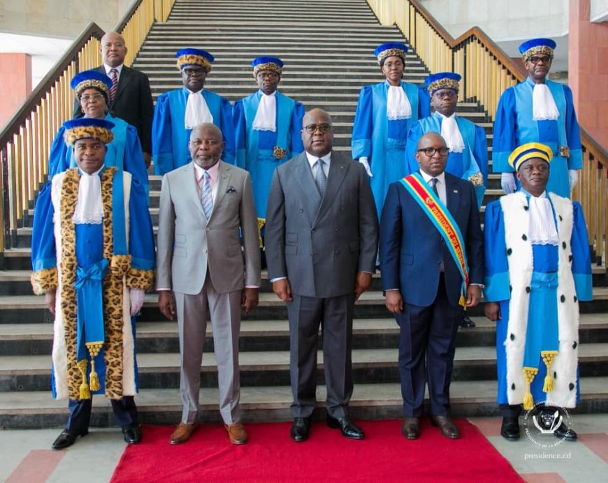 RDC : Félix Tshisekedi a présidé la cérémonie de prestation de serment des nouveaux membres de la Cour Constitutionnelle