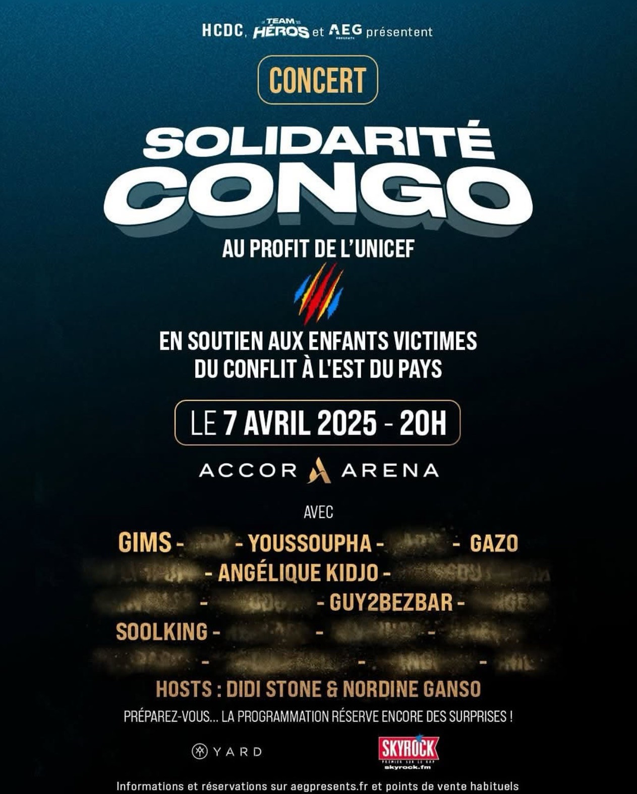 Le Rwanda veut empêcher le concert « SOLIDARITÉ CONGO » en France