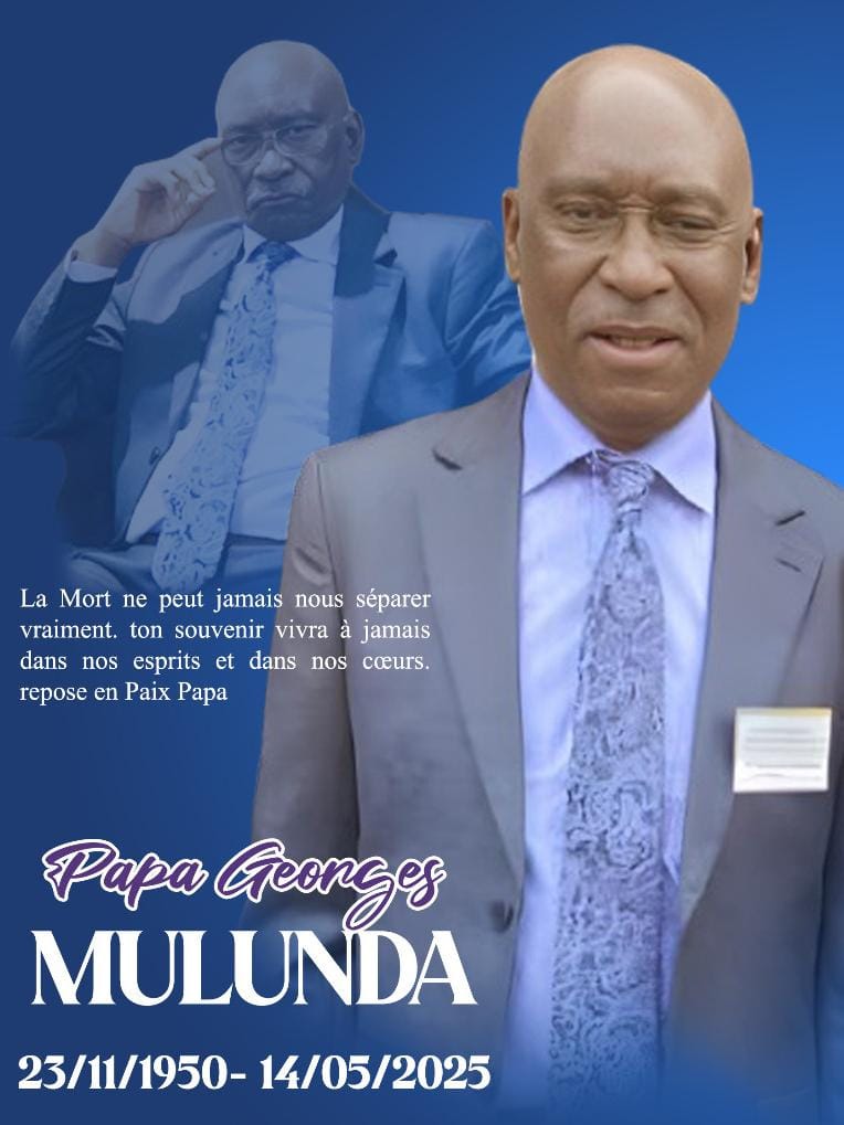 Programme des obsèques de Papa Georges Mulunda Buana