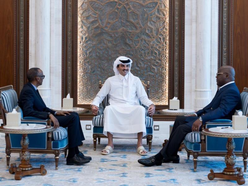 Tête-à-tête entre Tshisekedi-Kagame à Doha