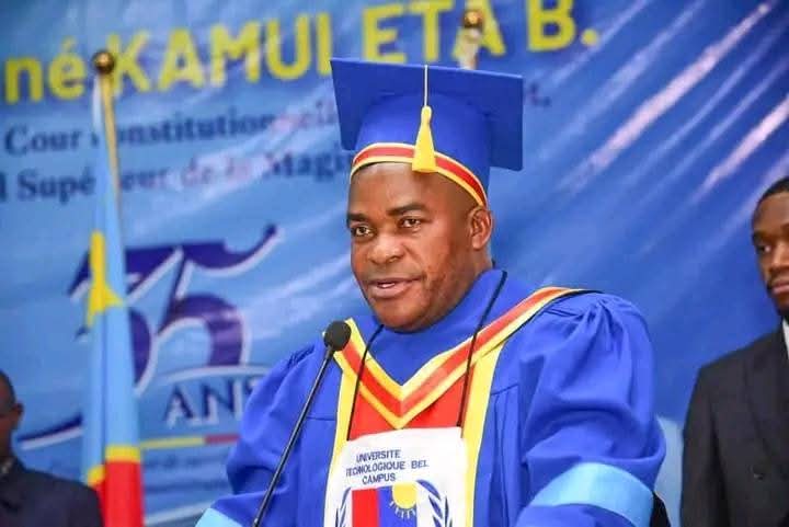 Dieudonné Kamuleta élevé au rang de Docteur Honoris Causa par l’Université Technologique Bel Campus