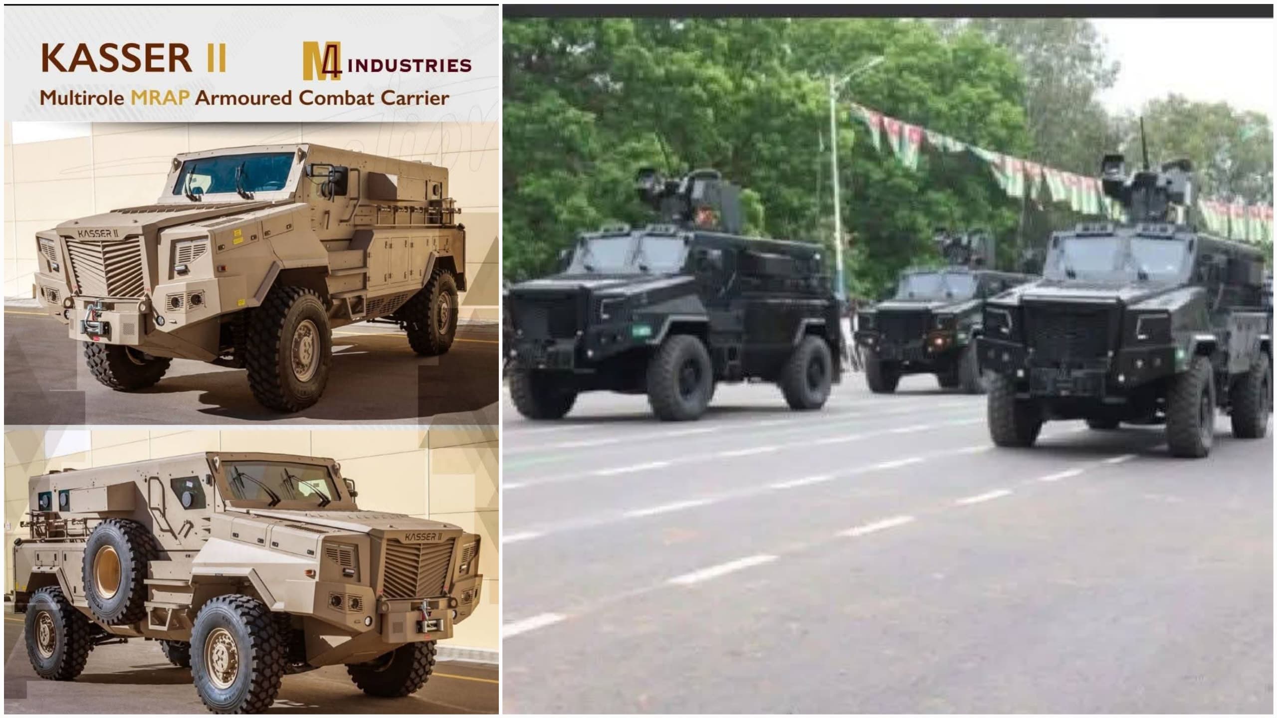 FARDC : Acquisition des véhicules blindés KASSER II
