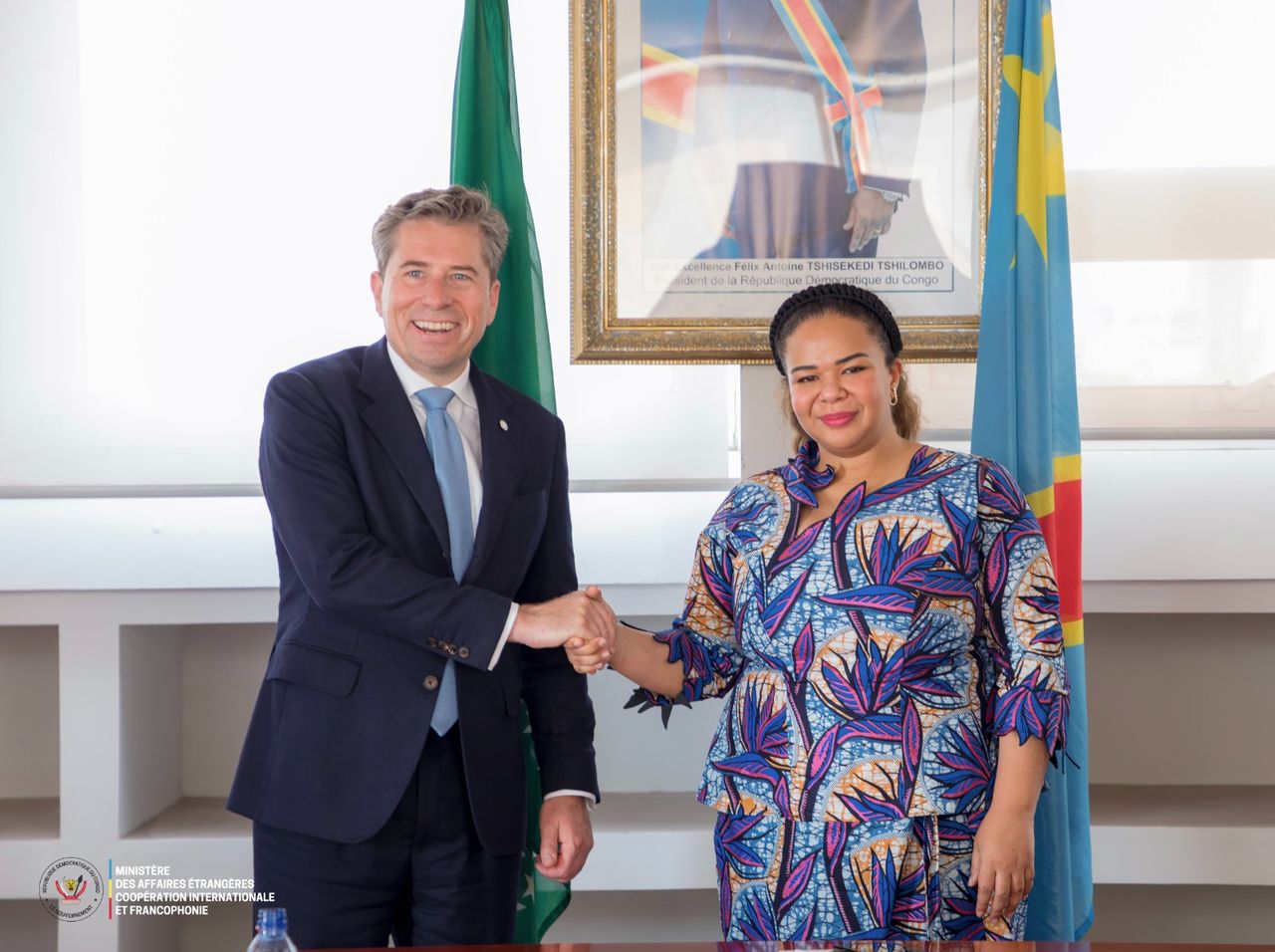Rencontre stratégique à Kinshasa : Thérèse Kayikwamba échange avec le haut responsable de l’ONU sur la crise humanitaire dans l’Est