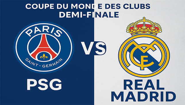 Mondial des clubs: Le PSG vs Réal Madrid ce mercredi à New-York